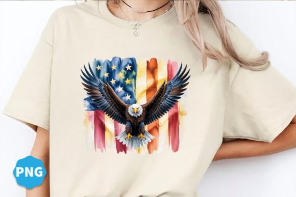Download Brushstroke American Flag USA Eagle Png - America Collection