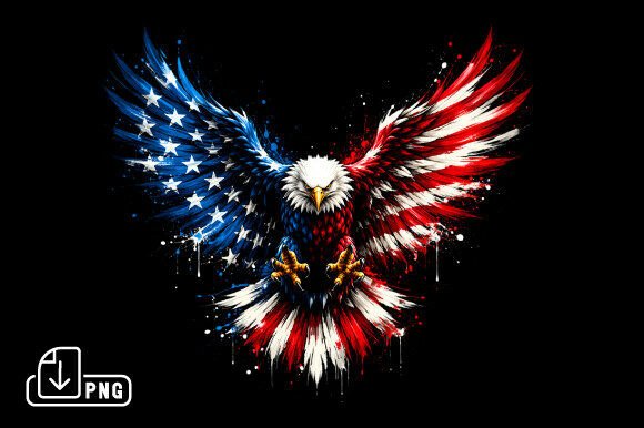 Download Eagle Patriotic,250 Years of America PNG - America Collection