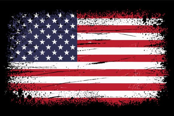 Download Grunge American Flag Vector Art - America Collection