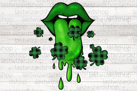 Download S.t Patrick's Day Dripping Lips Png - Dripping lips png Collection