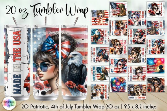 Download American Babe Patriotic Tumblers Bundle - America Collection