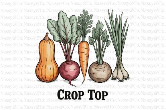 Download Crop Top Veggies Garden Summer Vibes PNG - Premium Bundle