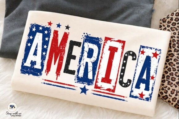 Download America Distressed Patriotic Y2k PNG - America Collection