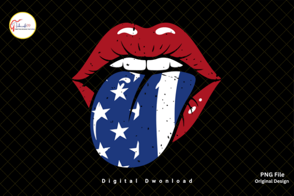 Download American Flag USA Patriotic Lips PNG - America Collection