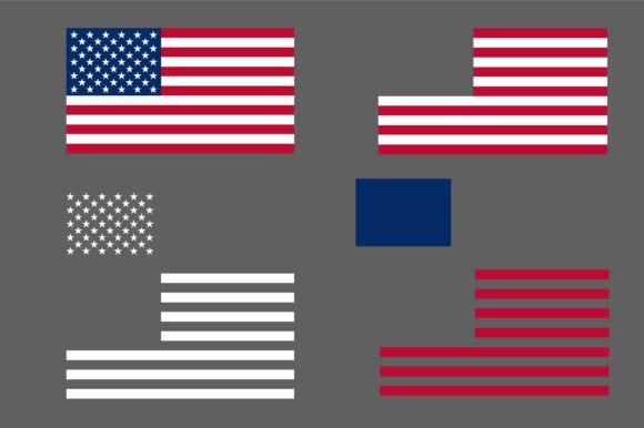 Download Layered American Flag Svg - America Collection
