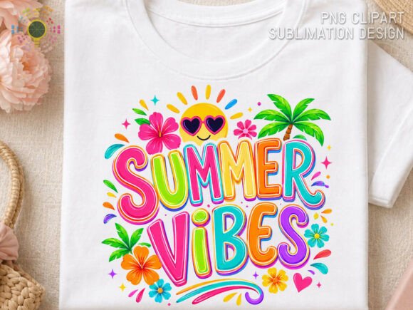 Download Summer Vibes PNG, Retro Tropical Summer - Premium Resources