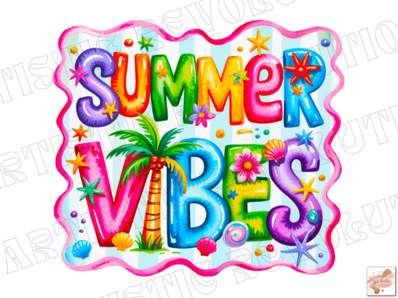 Download Colorful Summer Png Summer Vibes PNG - Premium Resources
